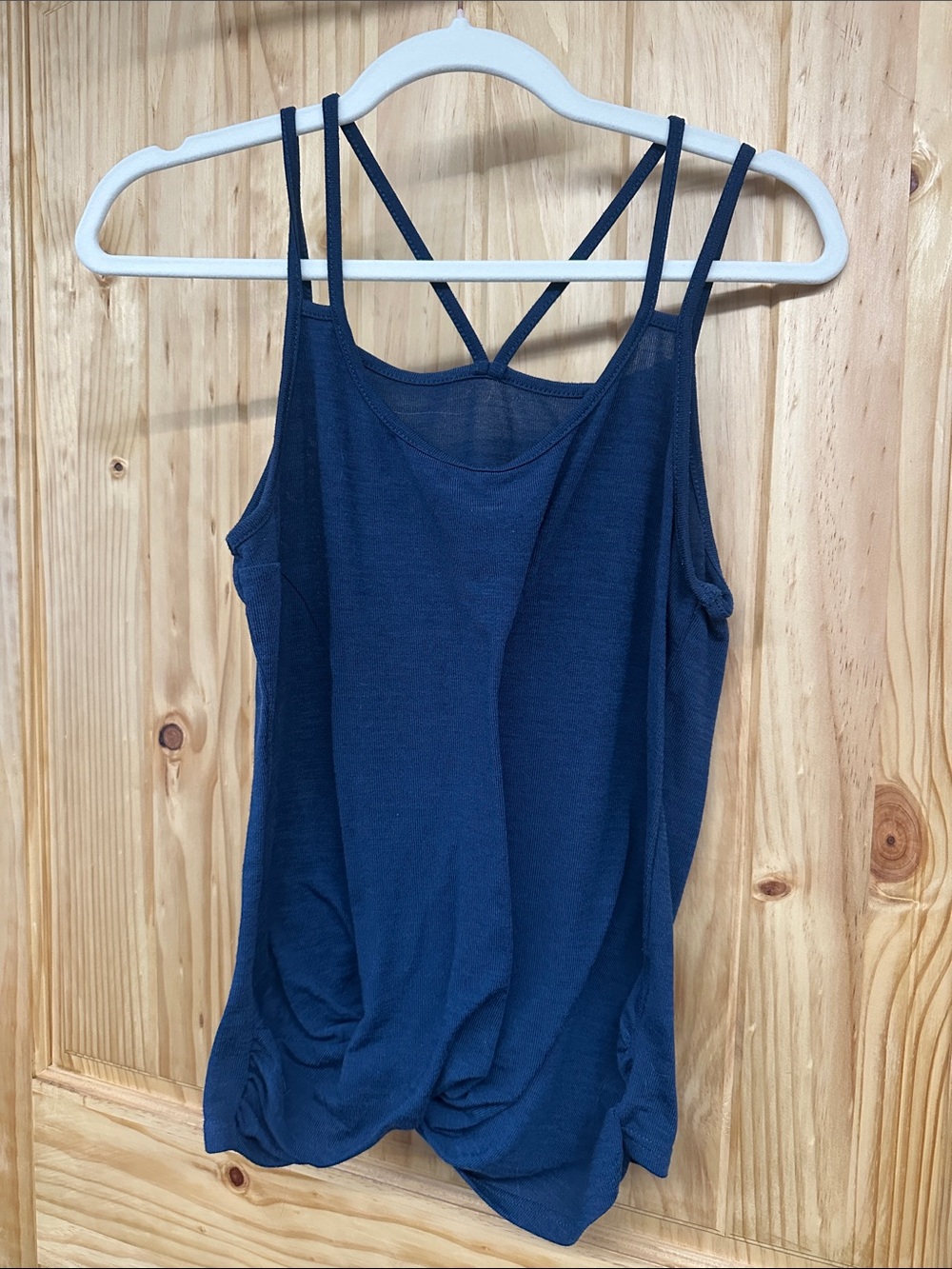 Women’s Navy Strappy Tank Top by